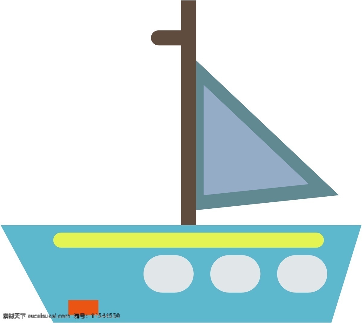 卡通 玩具 轮船 矢量图 游轮 旅游 旅行 坐船 船 卡通船 海边 旅行船 游艇 可爱 小清新风格
