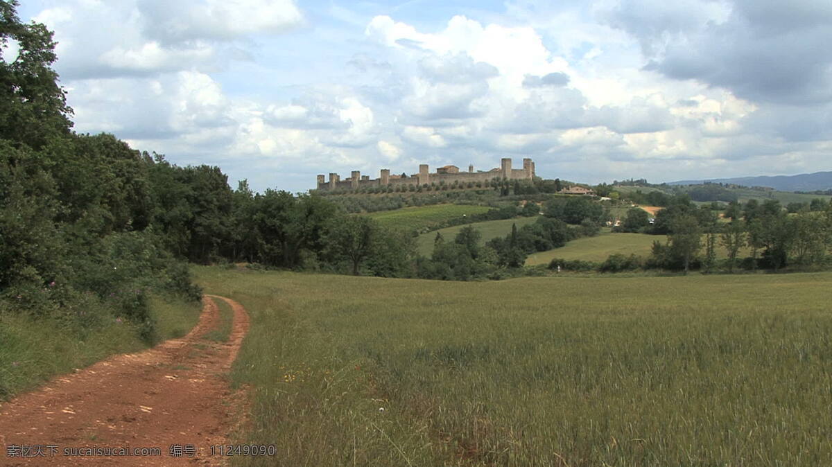 托斯卡纳 monteriggiano 放大 股票 录像 变焦 草地 道路 绿色 墙 市 视频免费下载 现场 意大利 砖 monteriggerioni 污垢 到目前为止 石 炮塔 其他视频