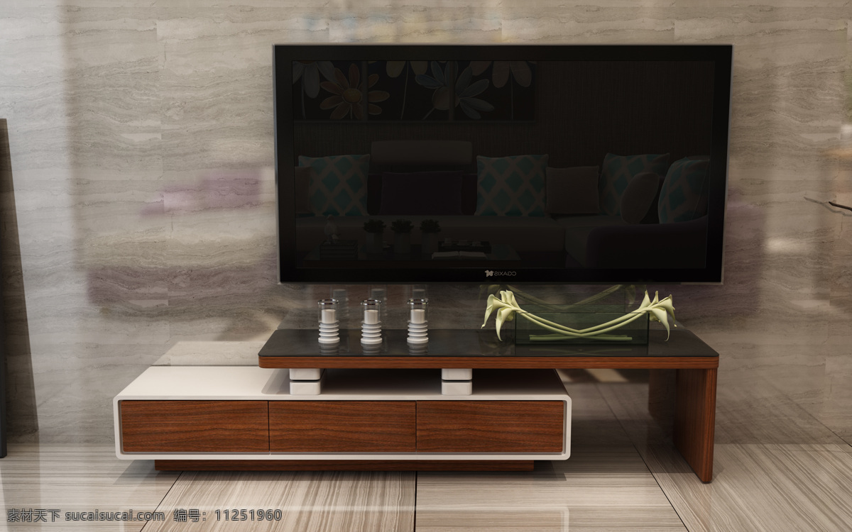 3d 渲染 电视柜 效果图 淘宝 客厅 配套 茶几 天猫 客厅效果图 客餐厅效果图 电视背景墙 沙发组合 室内设计 环境设计 3d设计 3d作品