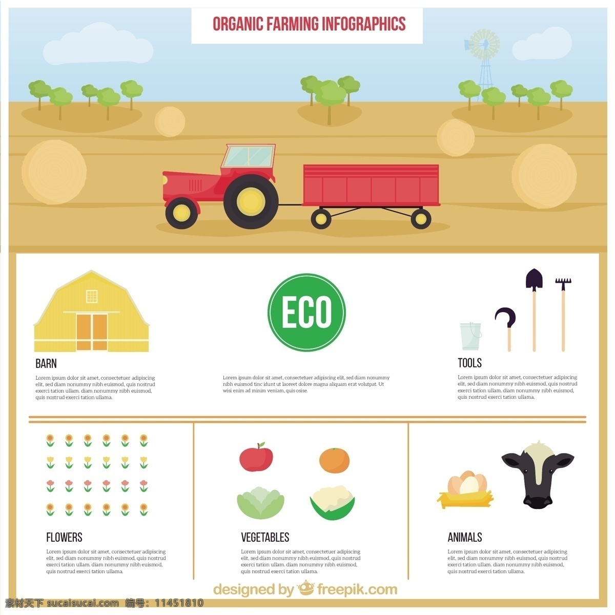 手 拉 拖拉机 农产品 图表 自然 农场 蔬菜 奶牛 图形 生态 能源 工具 有机 图 信息 流程 数据 要素 信息图表元素 环境 白色