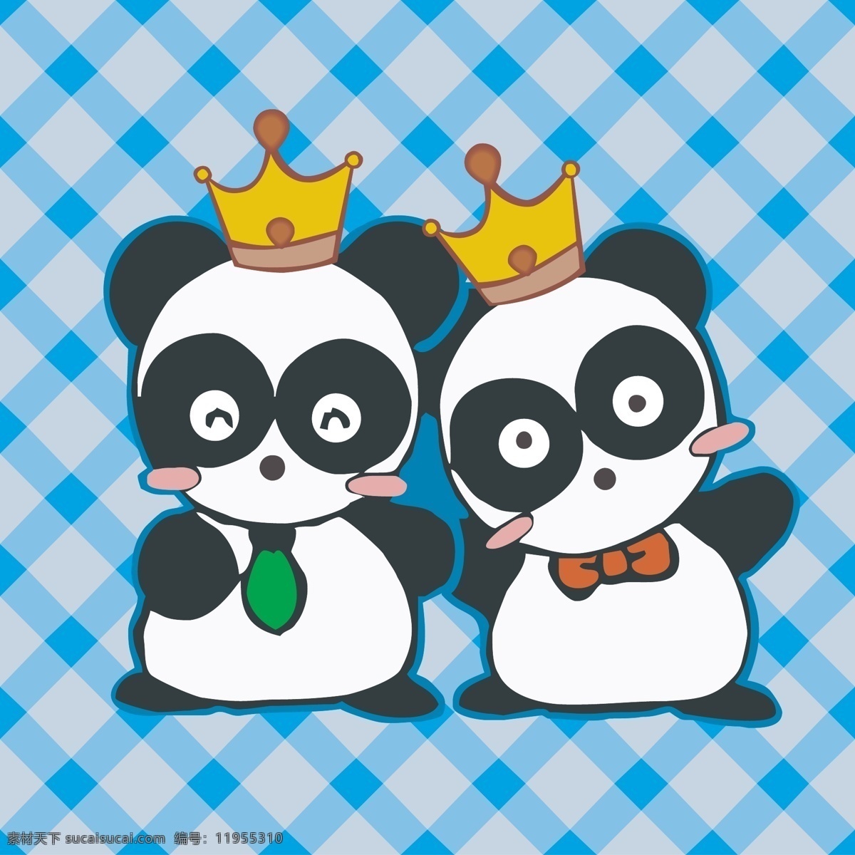 情侣大熊猫 卡通大熊 熊猫情侣 可爱卡通熊猫 情侣熊猫头像 双胞胎大熊猫 熊猫团团圆圆 卡通 卡通设计