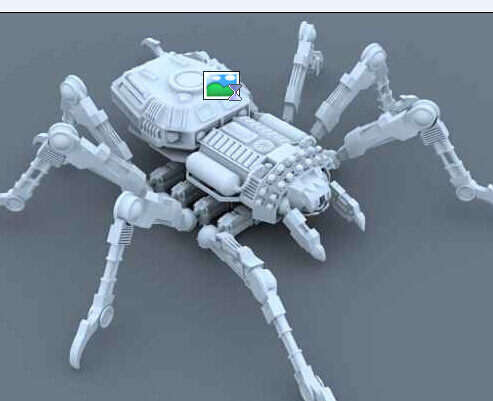 蜘蛛 坦克 模型 3d模型 蜘蛛坦克模型 动物模型 3d模型素材 其他3d模型
