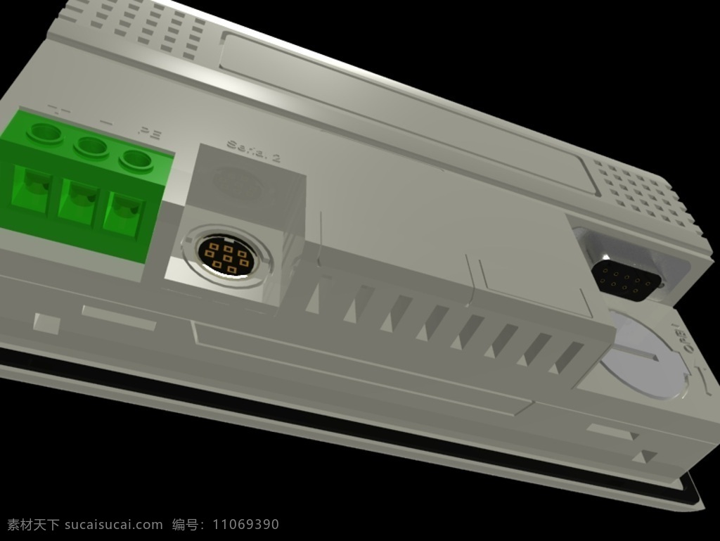 系列 人机界面 hg1f idec 电气 控制 可编程 3d模型素材 其他3d模型