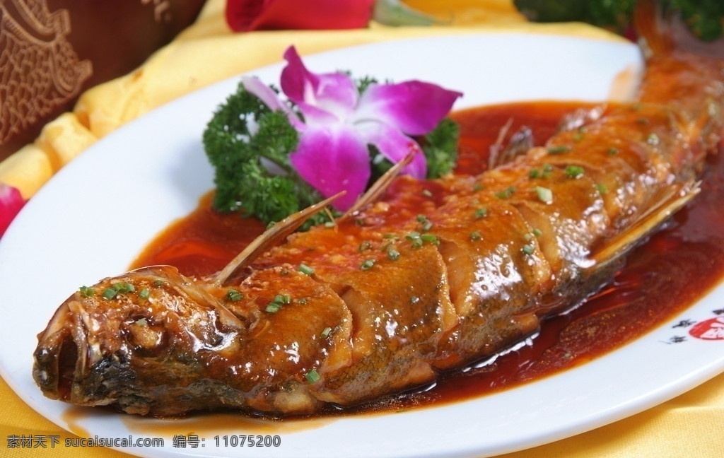 红烧白丝鱼 红烧 白丝鱼 鱼肉 鱼 烧鱼 烧菜 特色菜 美食 餐饮 传统美食 餐饮美食