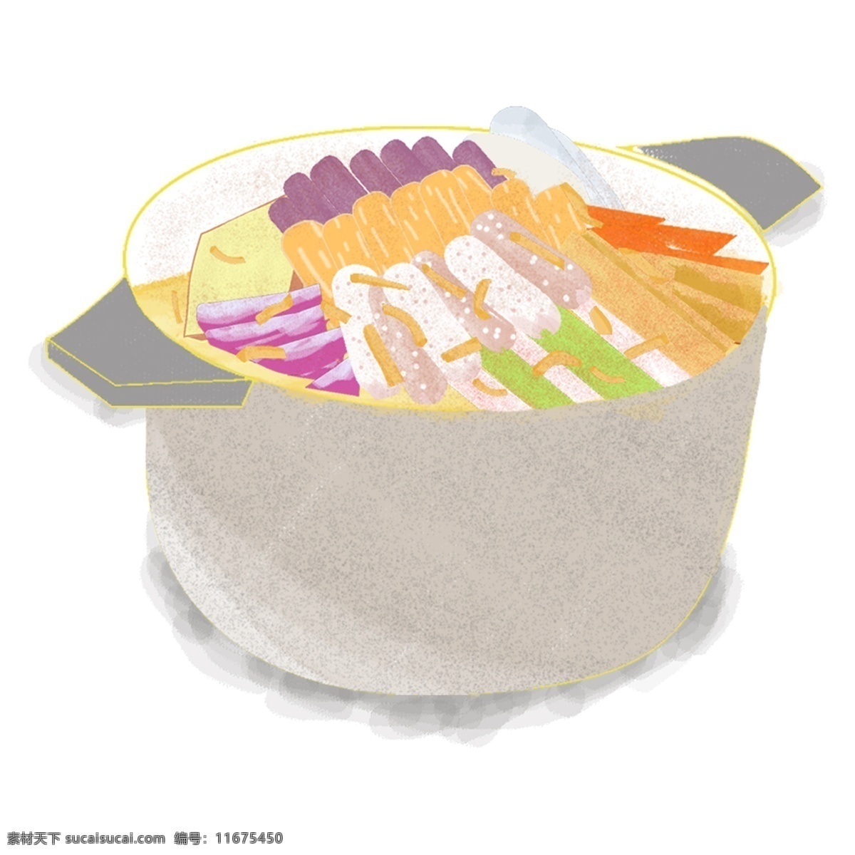 卡通 手绘 美味 米线 元素 美味米线 png元素 插画 免抠元素