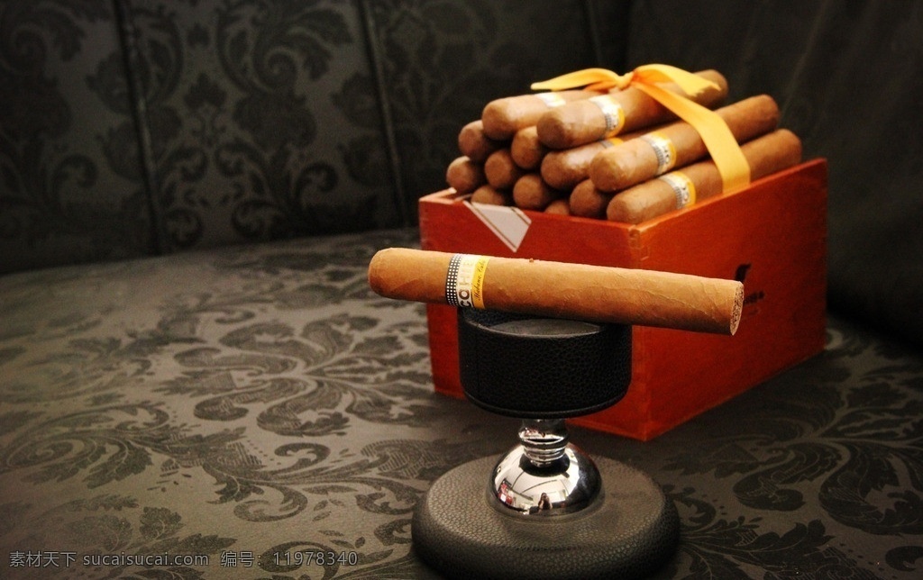 高 希 霸 富豪 雪茄 高希霸 烟 烟草 吸烟 古巴 木盒 烟叶 生活素材 生活百科