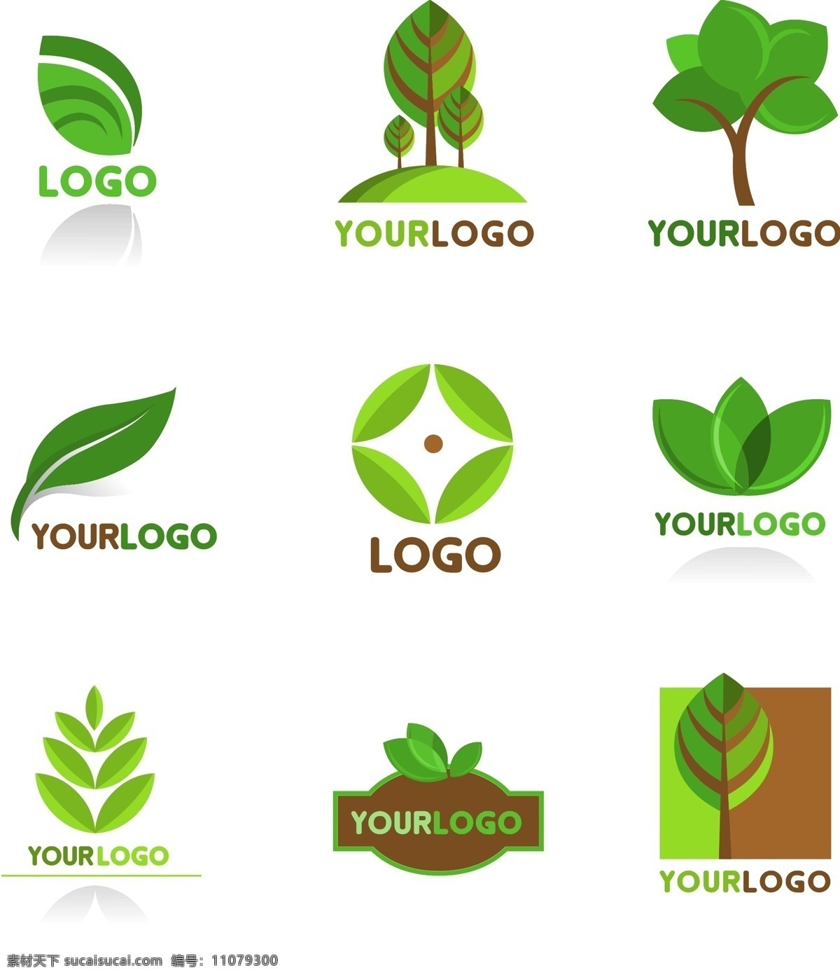 logo 标签 标识标志图标 标志 环保 绿叶 绿叶图标 生态 矢量素材 图标 矢量 模板下载 树叶 小图标