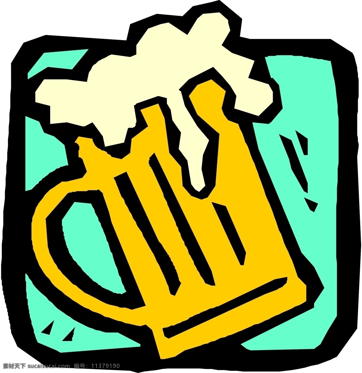扎啤杯 矢量图 啤酒 啤酒杯 啤酒素材 啤酒图片 日常生活