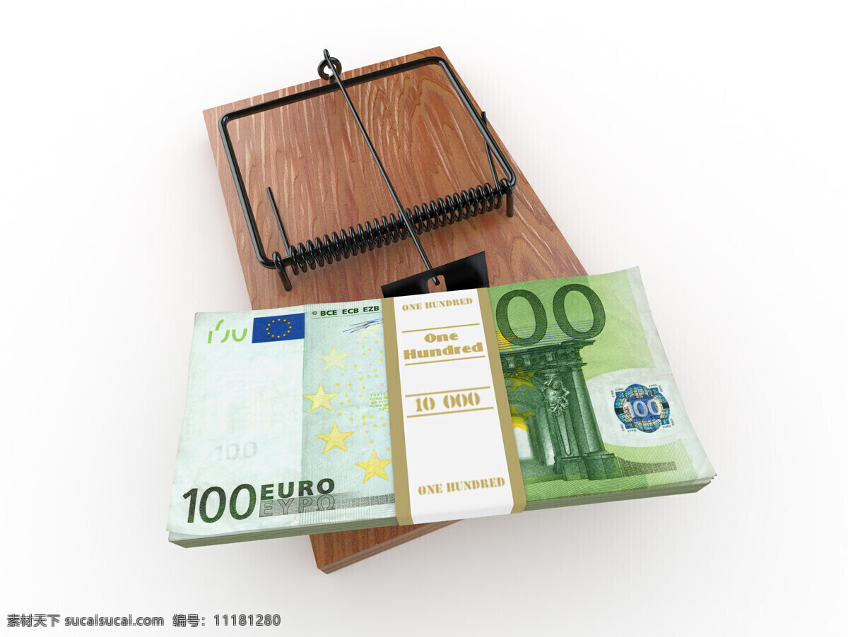 整 捆 欧元 工具 夹 外国纸币 外汇 金融 整沓欧元 点钞夹 金融货币 商务金融
