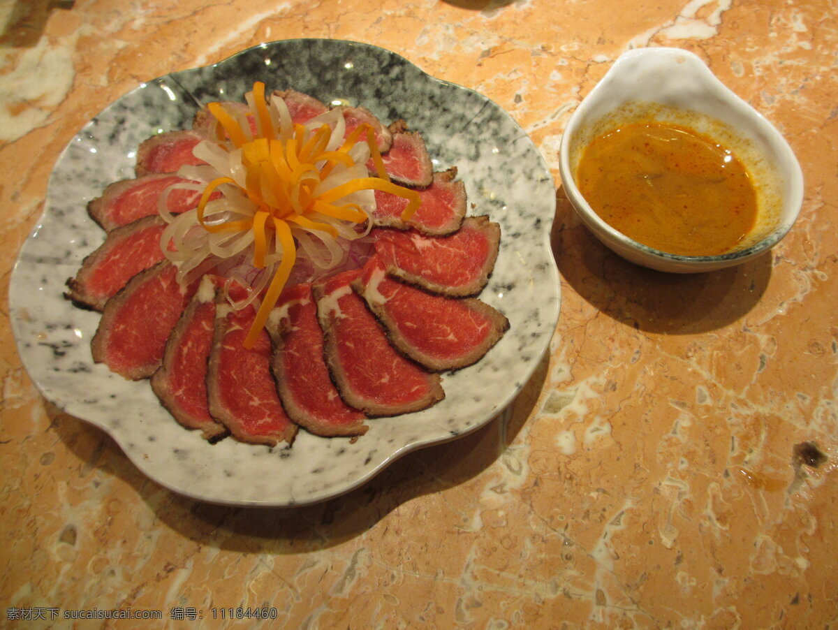 神户牛肉刺身 日本 料理 传统美食 餐饮美食 神户 牛肉 刺身