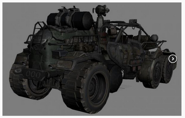 彪悍 次 世代 战车 道具 模型 游戏 次世代战车 3d模型素材 游戏cg模型