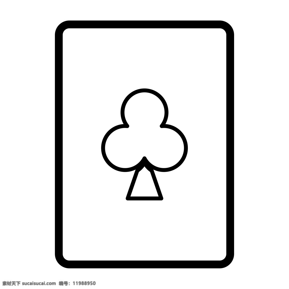 黑色 创意 扑克牌 元素 智力 游戏 玩耍 扁平化 ui 图标 卡通插画 圆角 线稿