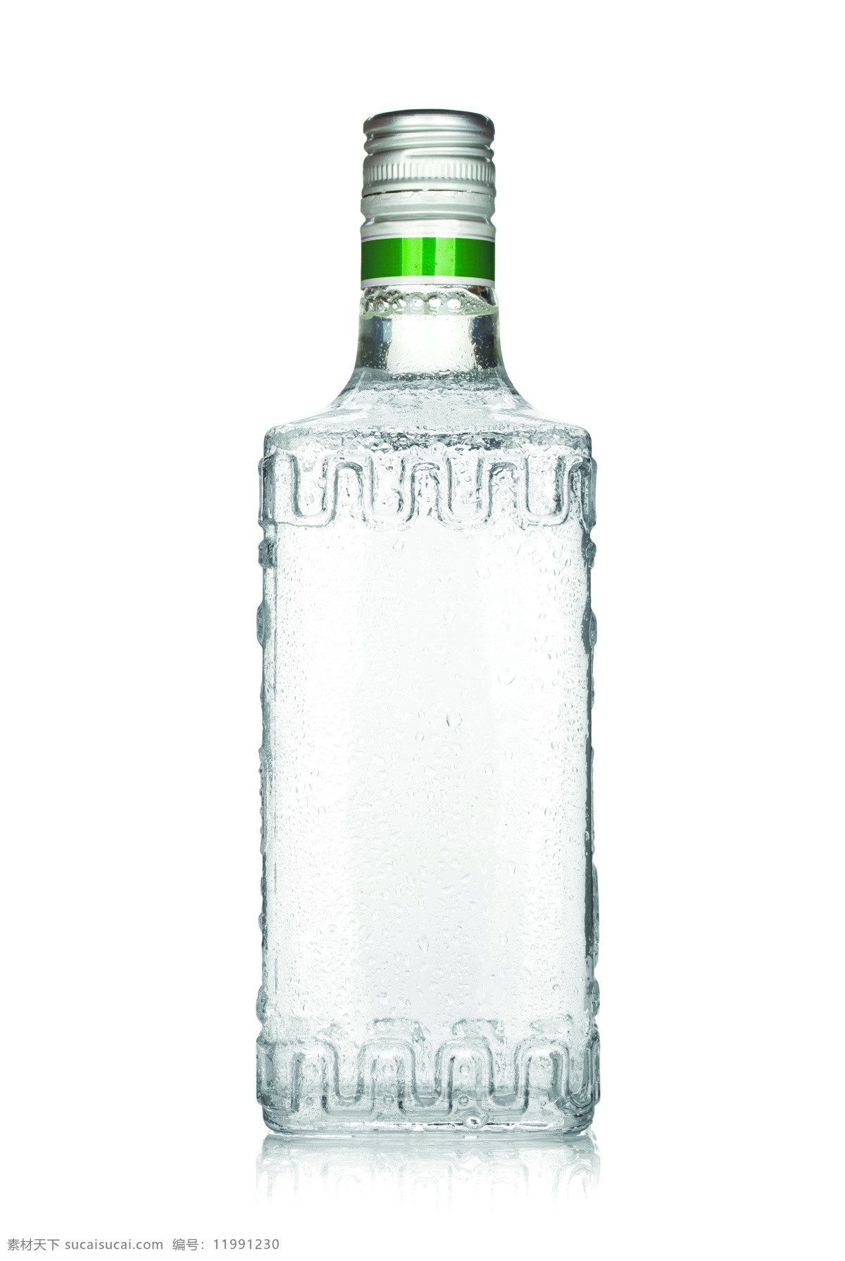 瓶 白酒 一瓶白酒图片 酒 玻璃瓶 透明瓶 酒水饮料 餐饮美食 白色