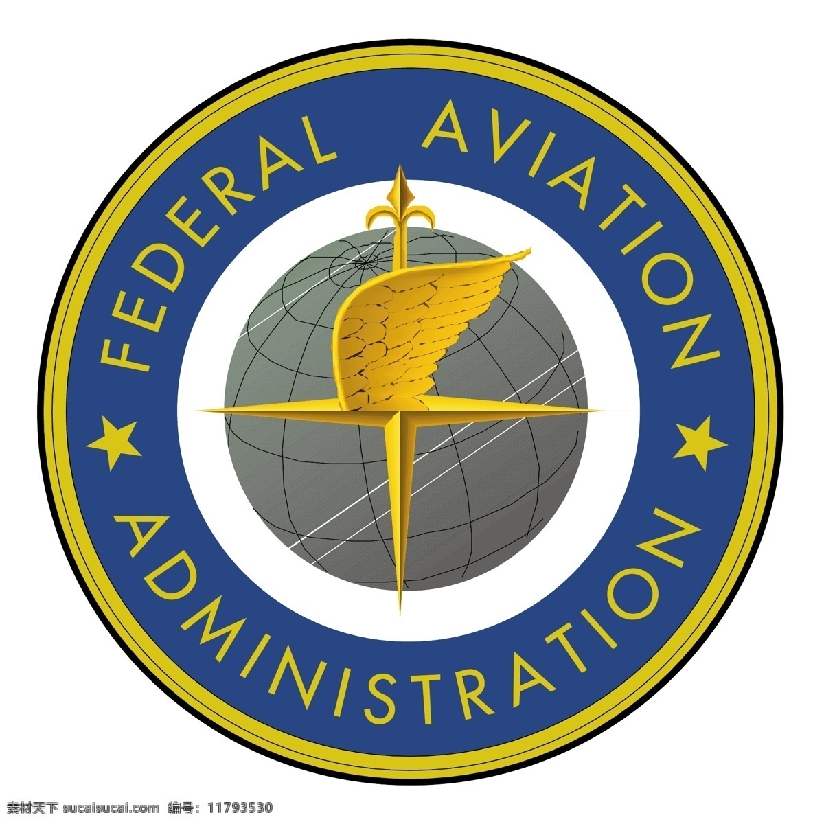 联邦 航空 管理局 自由 标志 标识 psd源文件 logo设计