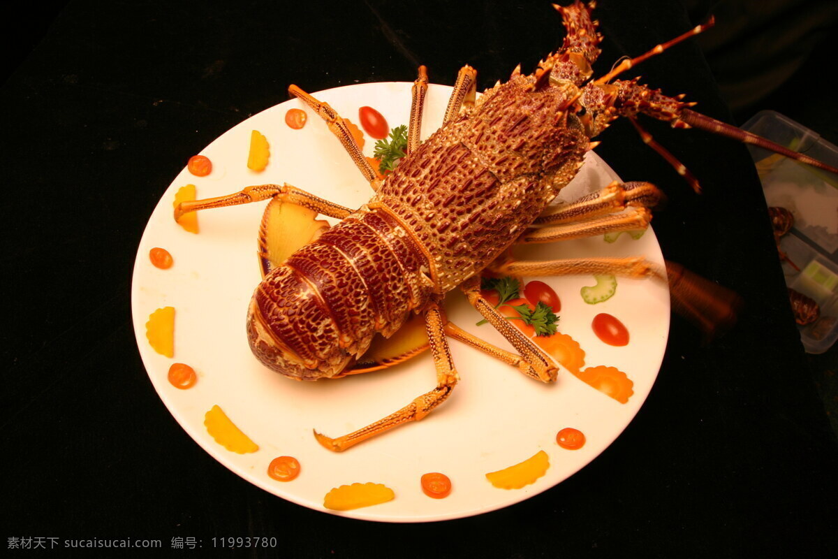 盘子 里 龙虾 盘子里的龙虾 海鲜 食材 美味 菜肴 中华美食 餐饮美食 食物