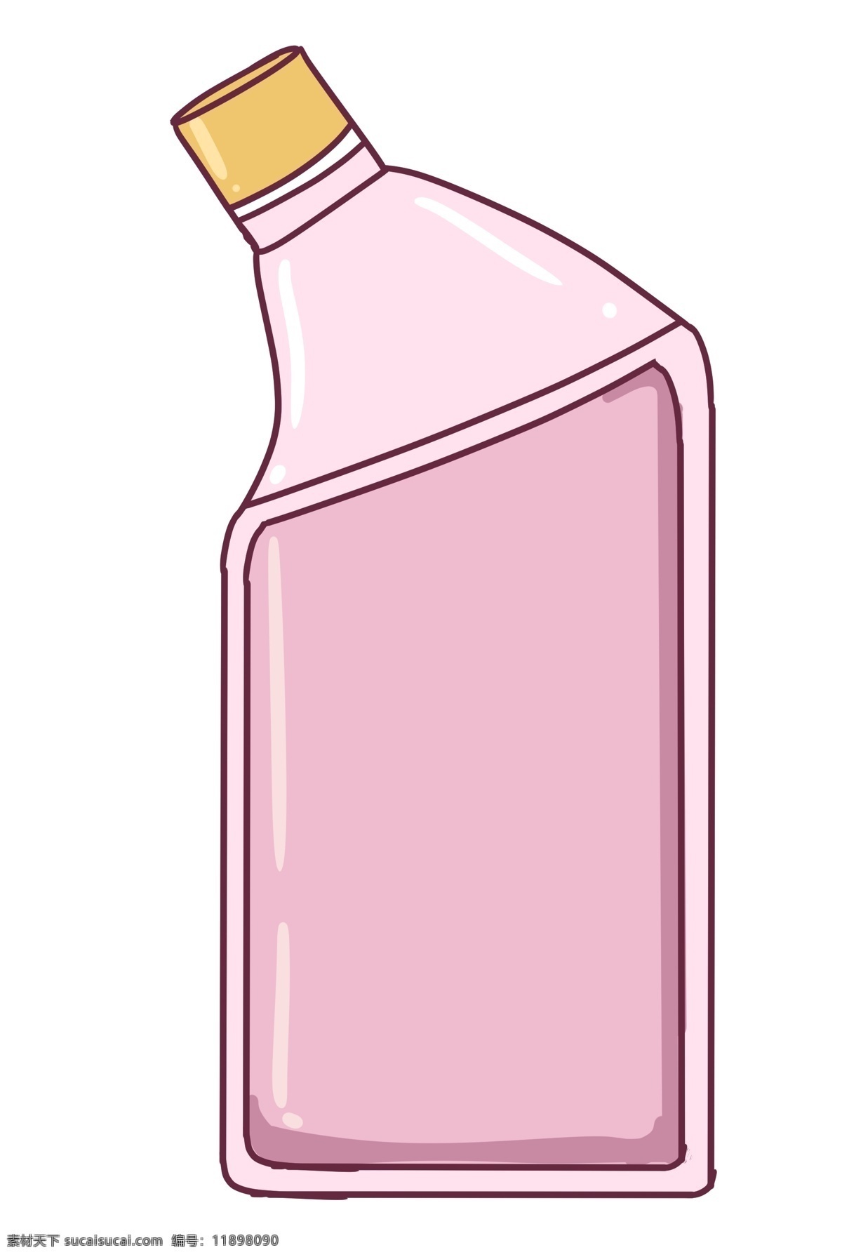 紫色 清洁液 插画 紫色的瓶子 卡通的插画 世界卫生日 卫生 清洁 清理 打扫 清洗 清洁液插画