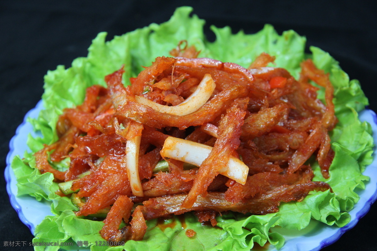 拌明太鱼 明太鱼 明太鱼丝 烤肉菜品 餐饮美食