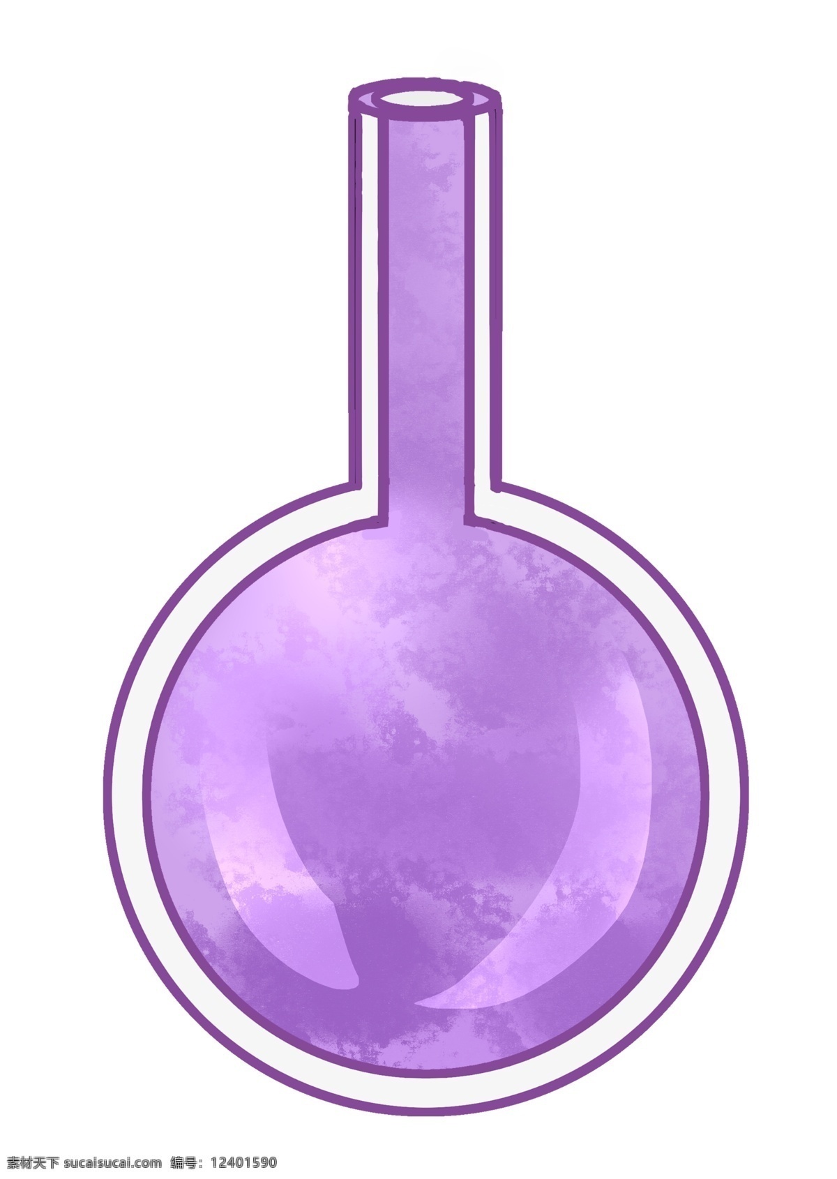 紫色实验瓶子 实验室 化学 科学