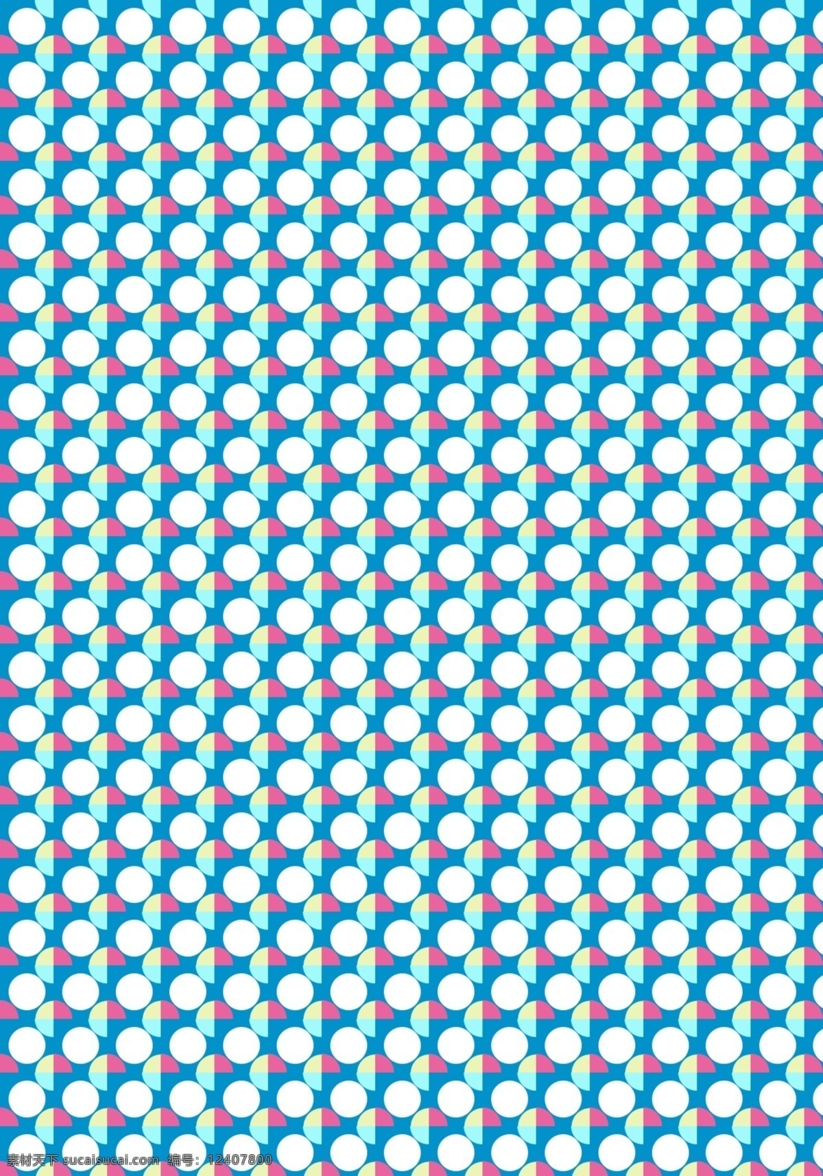 活力 蓝白 波 点 背景 蓝色 白色 撞色 波点 小素材 分层 背景素材