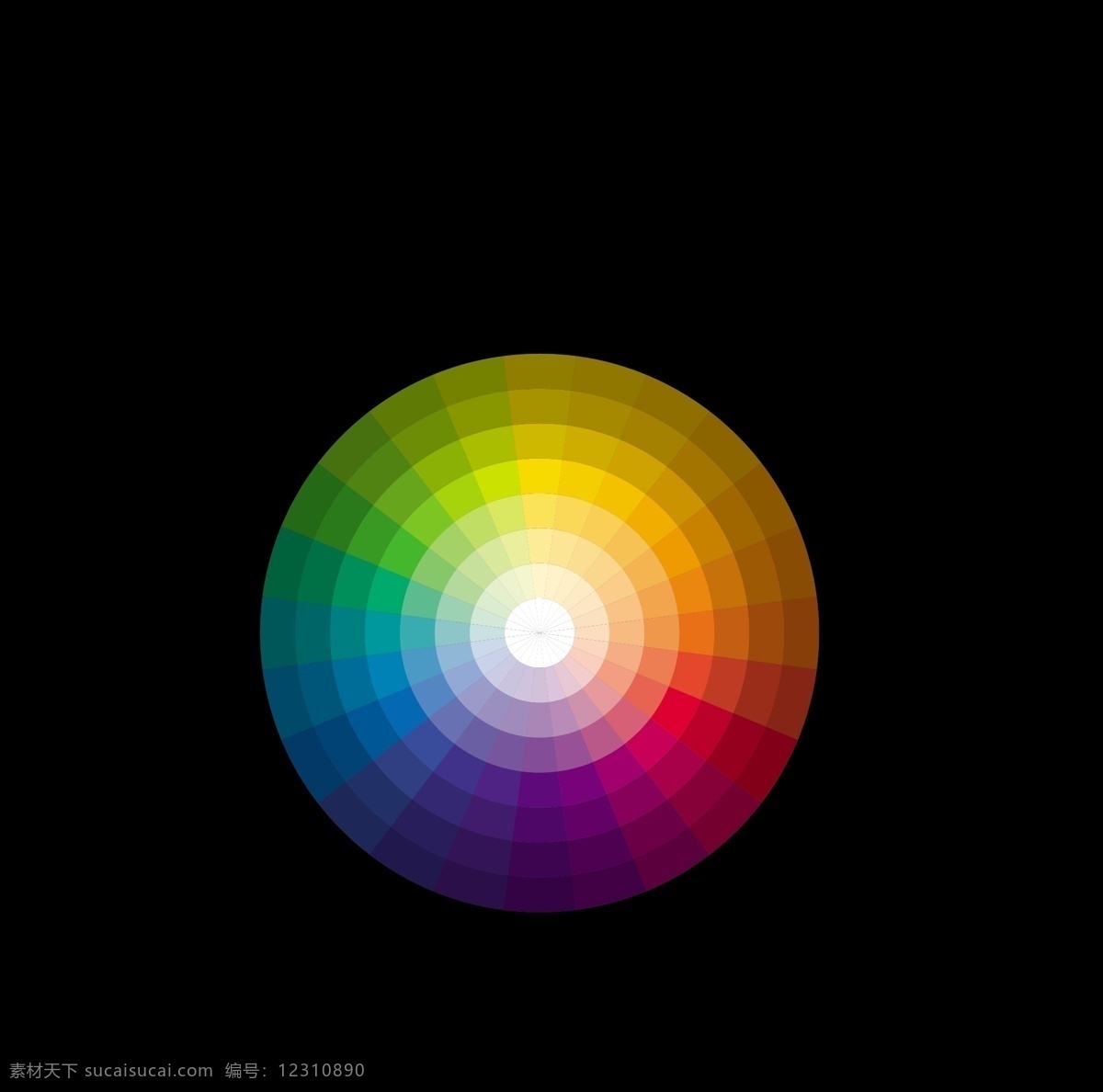 标准 色 环 色环 色彩 168色相 对比色 互补色 冷暖色 矢量素材 其他矢量 矢量