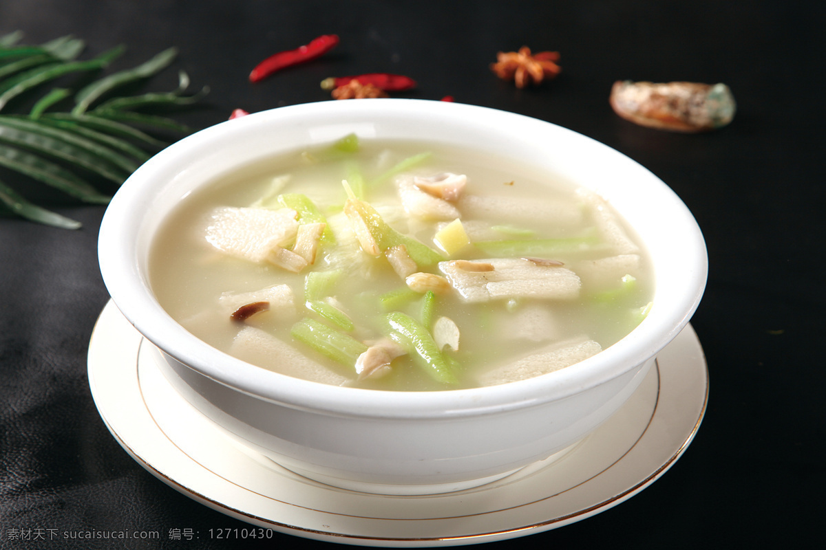 竹笙丝瓜汤 美食 传统美食 餐饮美食 高清菜谱用图