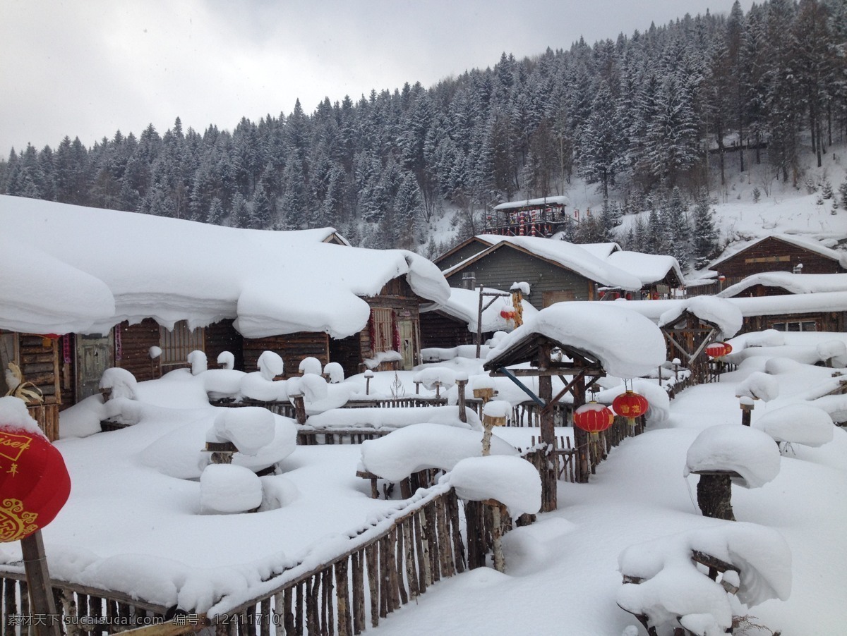 雪蘑菇 雪景 东北雪景 积雪 旅游摄影 国内旅游