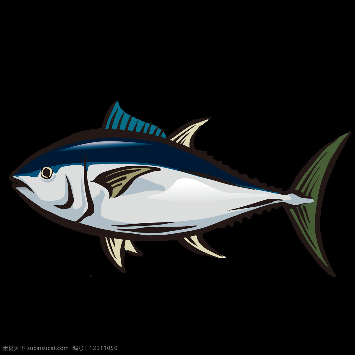 金枪鱼 水彩 绘画 海鱼 鱼类 海产 图案 金枪鱼鱼 海鲜 海洋生物 水产 食物 手绘 颜料 小清新 包装图案 卡通 生物世界