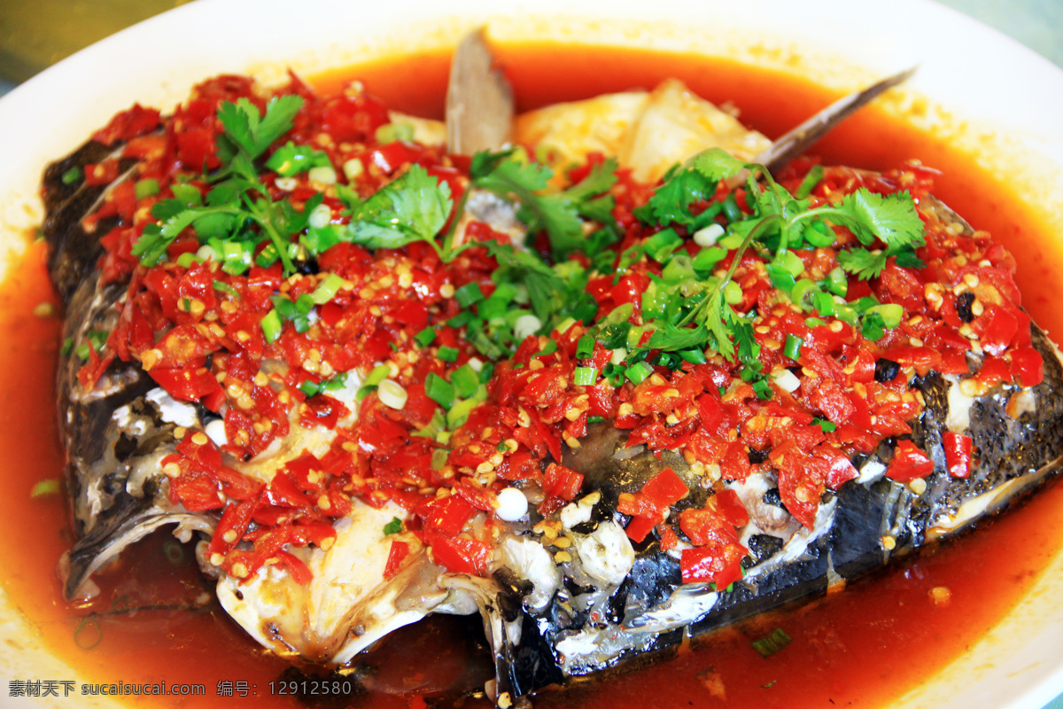 双色鱼头 剁椒鱼头 餐饮 美食 湘菜 鱼头 鱼 传统美食 餐饮美食