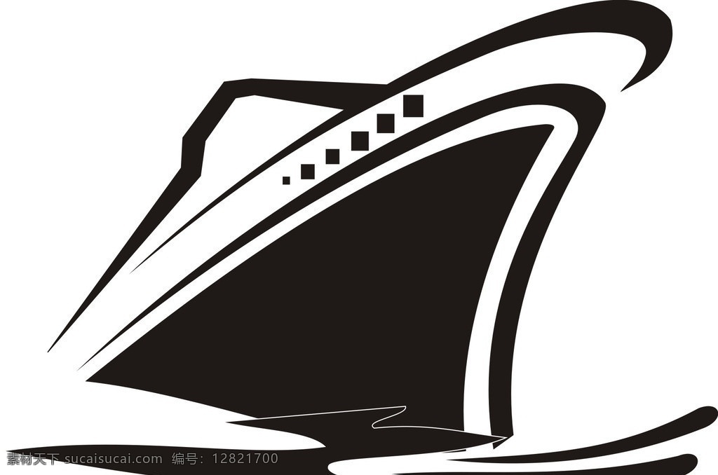 轮船 矢量 船 轮渡 海 水流 标志 logo 轮船标志 企业 标识标志图标
