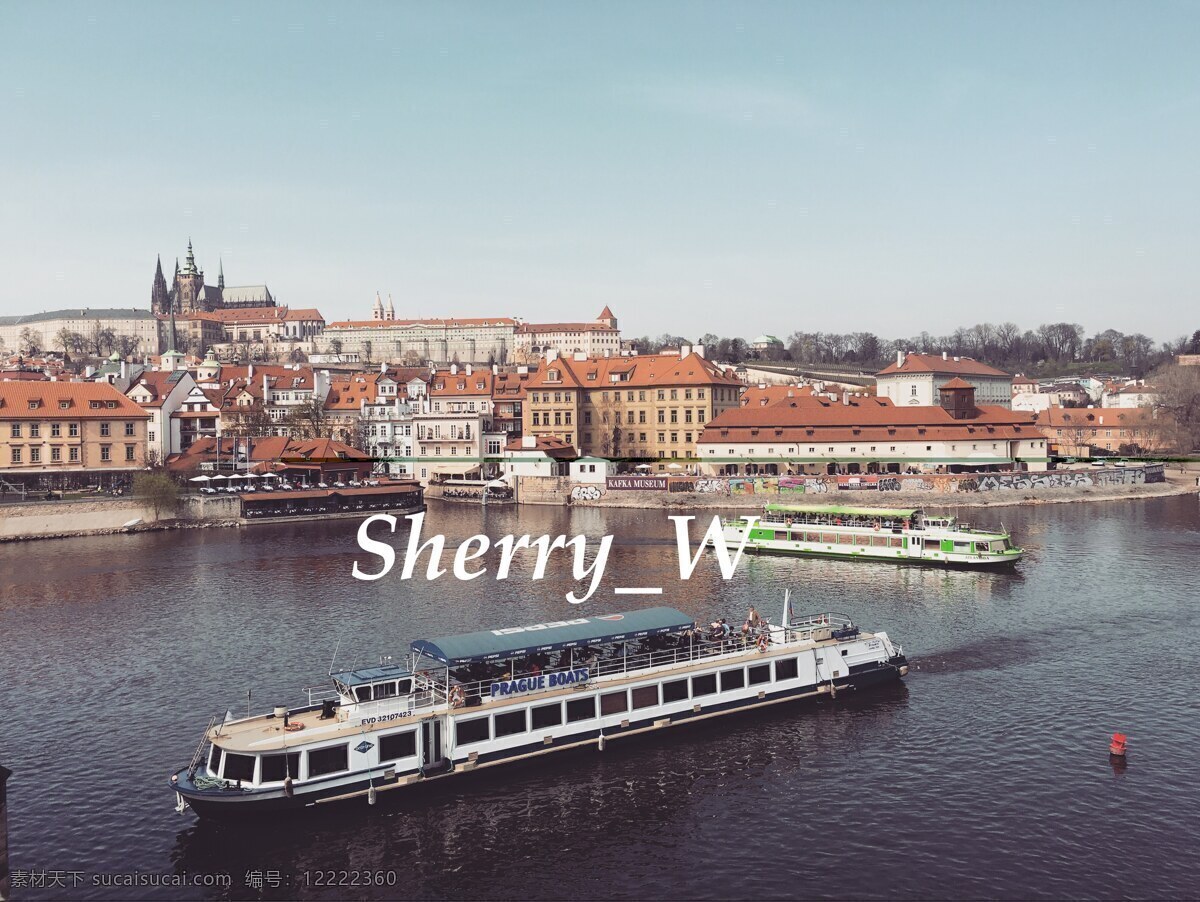 布拉格风景 欧洲 捷克 布拉格 船 欧洲风景 风景 旅游 国外旅游 旅游摄影