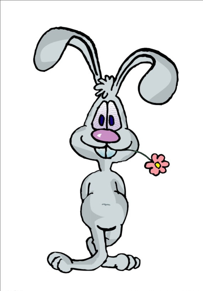 卡通兔 兔 兔子 小兔兔 可爱兔兔 美丽兔兔 可爱兔子 兔素材 兔矢量 兔子素材 兔子矢量 小兔子 小白兔 大白兔 动漫动画 动漫人物 白色