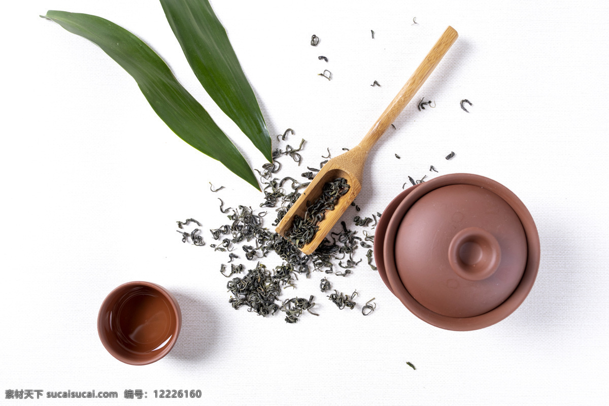 茶叶 茶具 简约 背景 海报 素材图片