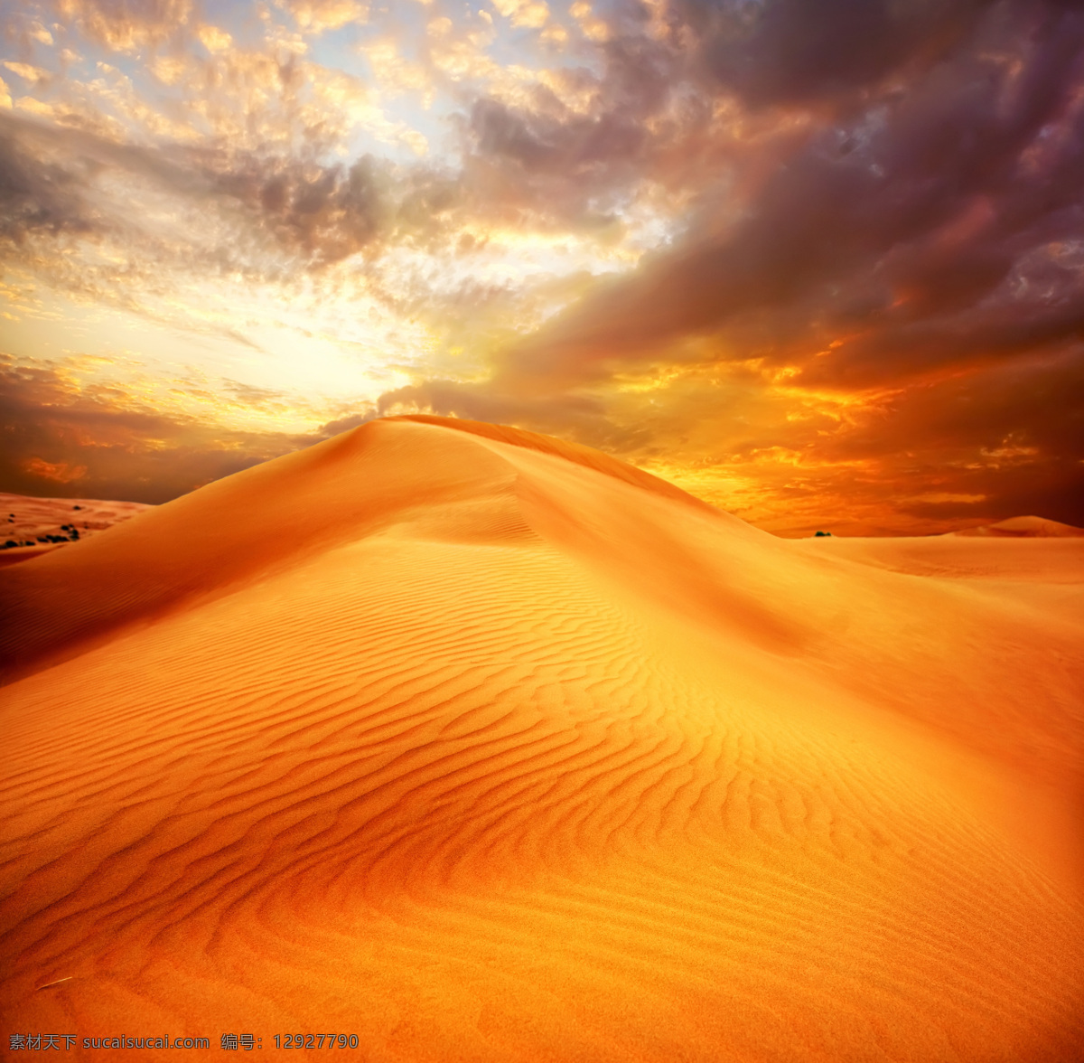 炎热的沙漠 天空 白云 炎热 沙漠 自然风景 自然景观 橙色