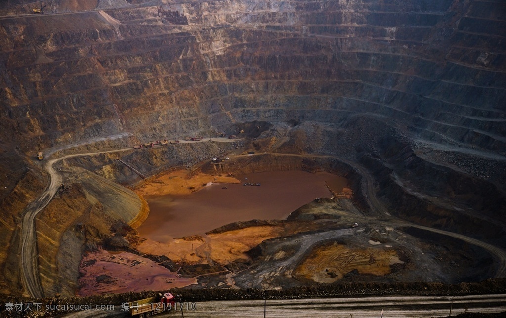 矿山 矿坑 采矿 开矿 南山矿 安徽 马鞍山 现代科技 工业生产