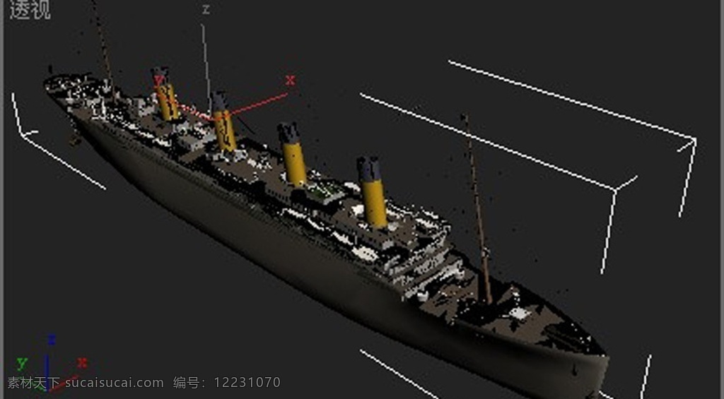 泰坦尼克号 3d 模型 船 交通工具 海上交通工具 3d模型 邪恶 恶魔 狂魔 嗜血 蝙蝠 翅膀 盔甲 炫耀 霸气 强壮 死神 无敌 展示模型 3d设计模型 源文件 max