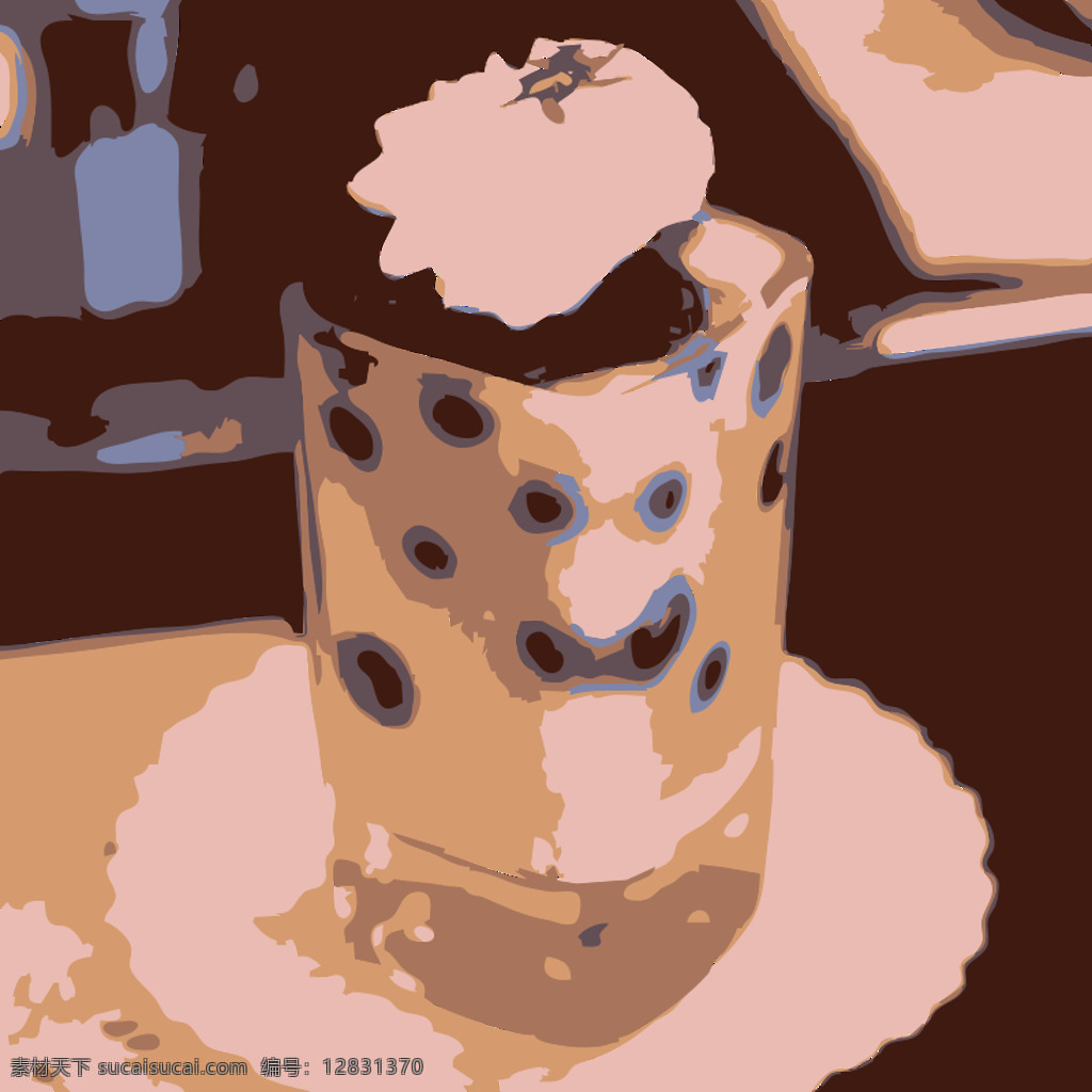 蓝莓 柠檬 酱 玻璃 豆腐 食品 过滤器的海报 upload2openclipart 矢量 插画集