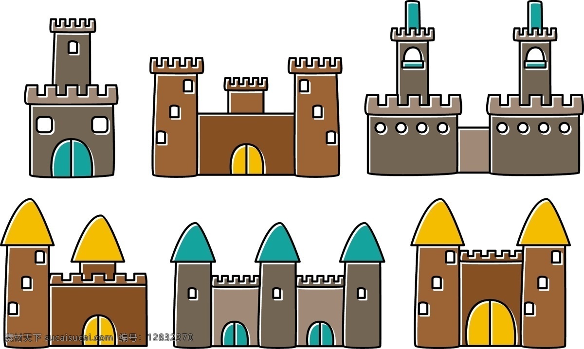 卡通城堡 城堡 公主城堡 堡 童话城堡 迪士尼城堡 卡通设计