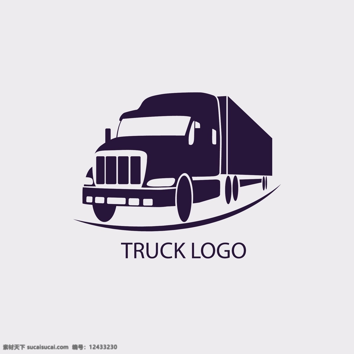 卡车 标志 logo 模板 货车 卡车标识 logo模板