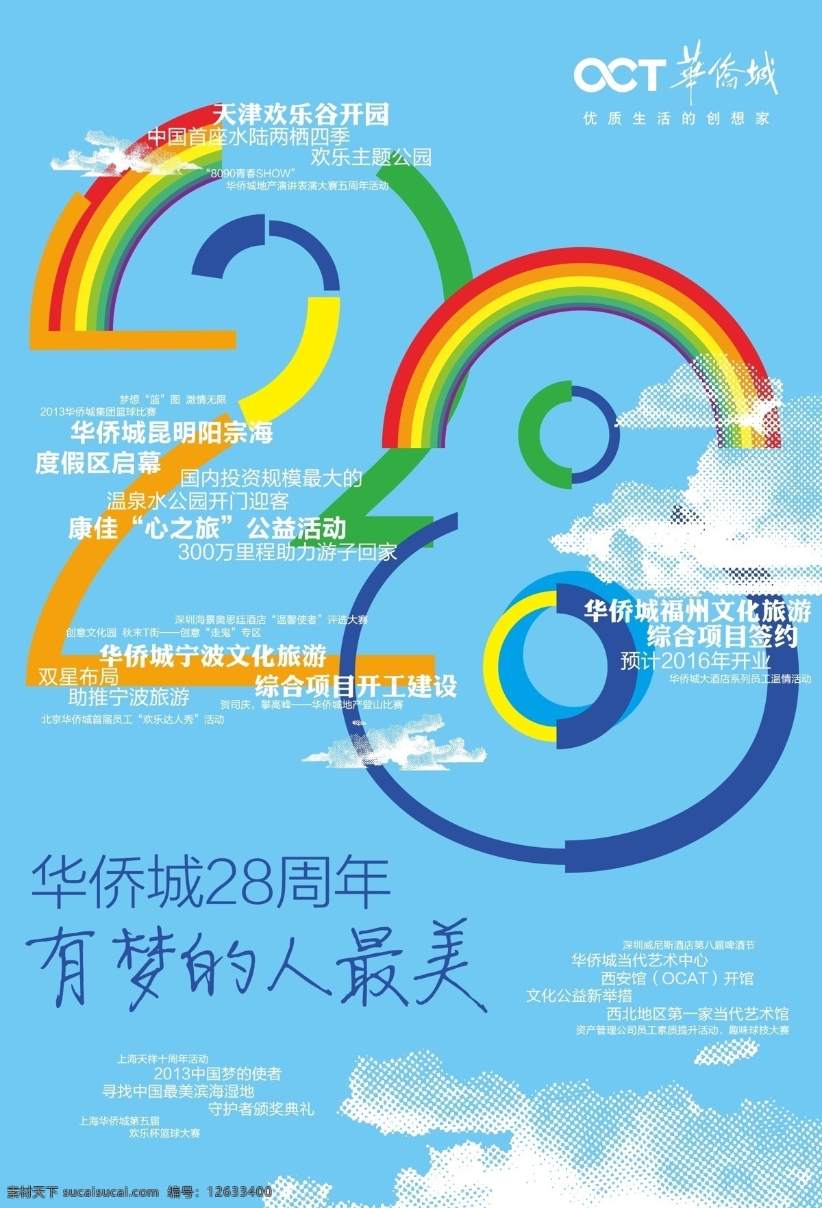 华侨城 周年 海报 28周年 深圳