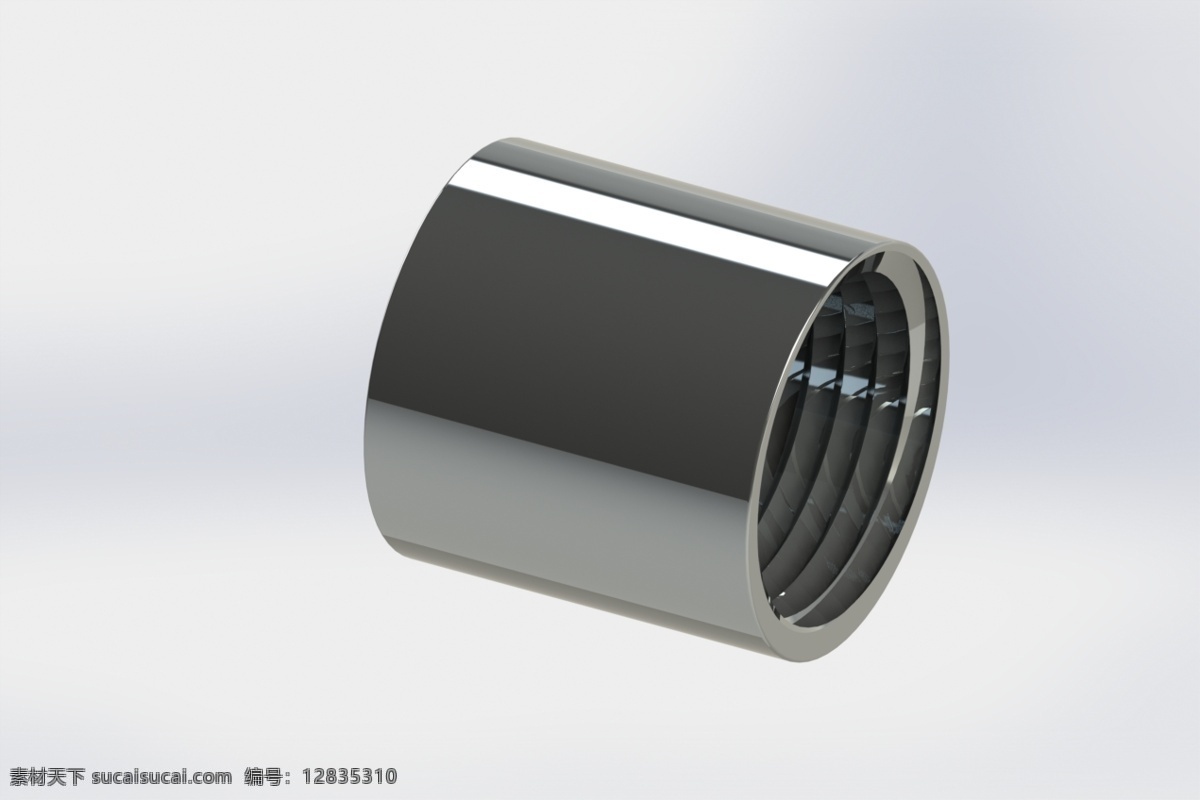 m10x1 克罗姆 铜管 接头 倍 灯 部分 3d模型素材 电器模型