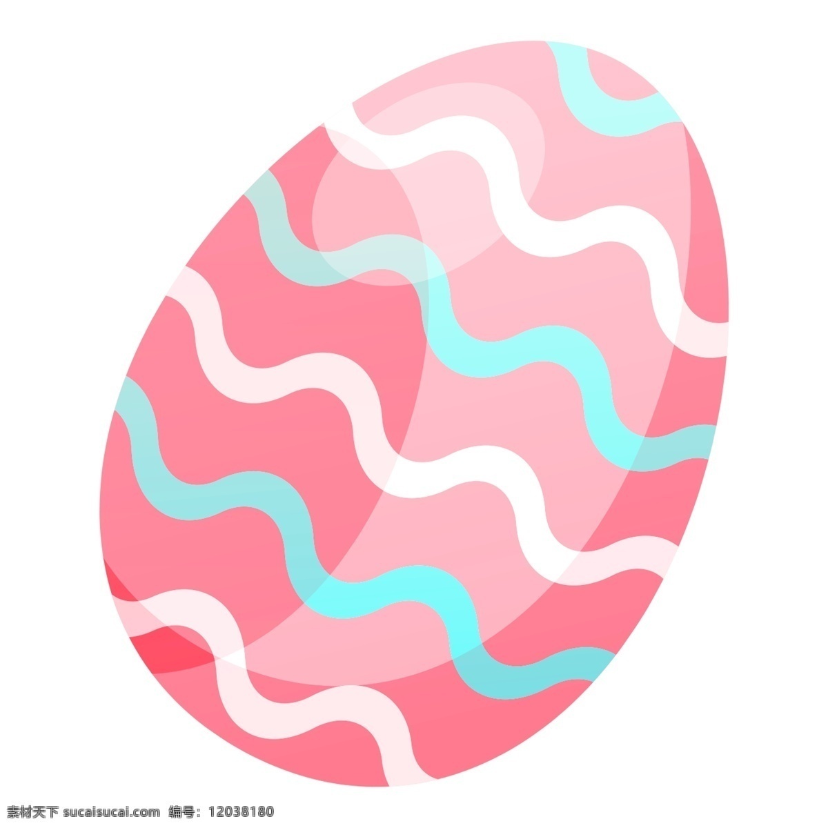 粉色 卡通 节日 彩蛋 元素 复活节 美丽 纹理 可爱 蛋 精美
