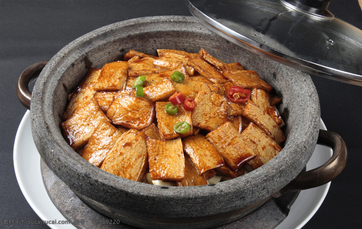 石锅杏鲍菇 美食 传统美食 餐饮美食 高清菜谱用图