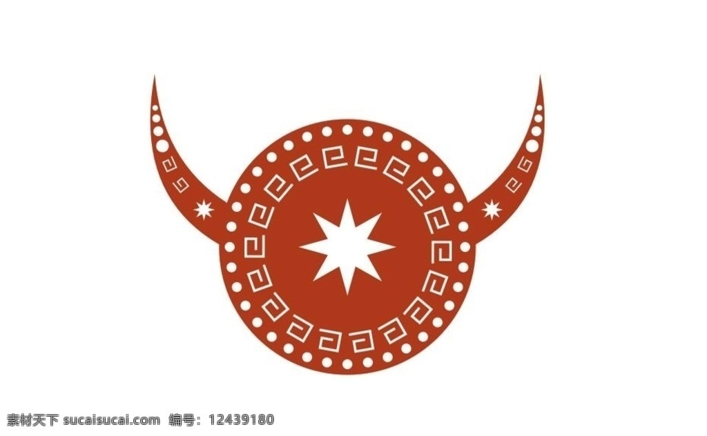 牛角铜鼓环形 环形古典花纹 铜鼓花纹 高清 矢量 底纹边框 花边花纹