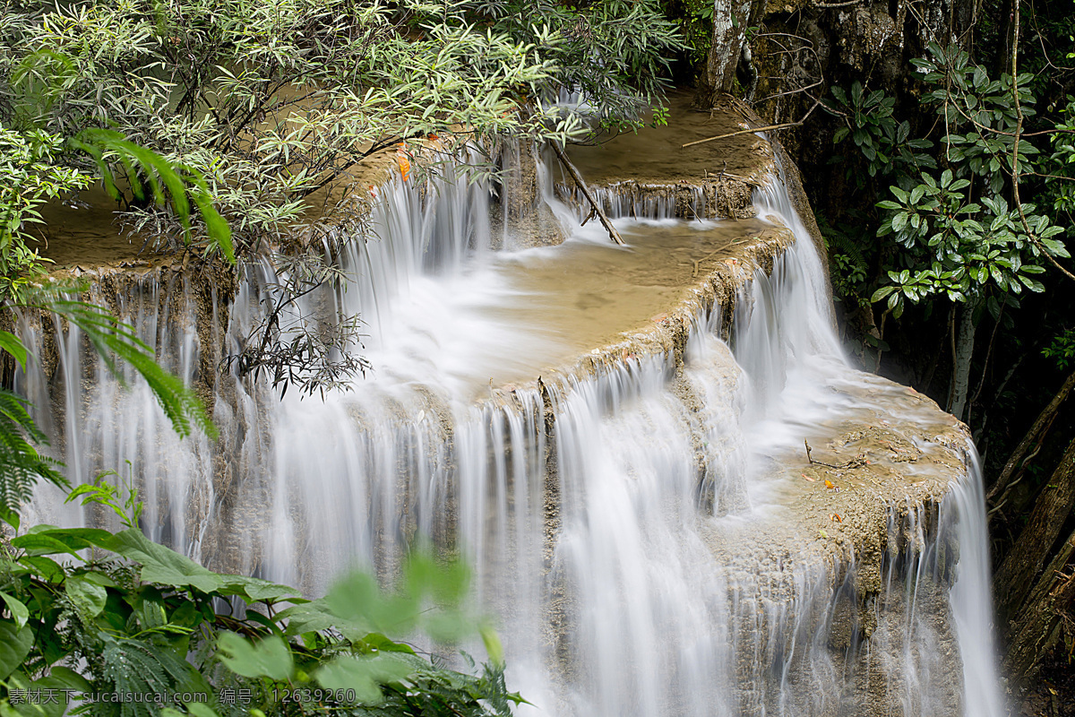 瀑布美景摄影 瀑布风景 流水 美丽风景 风景摄影 美丽景色 美景 自然风光 自然风景 自然景观 黑色