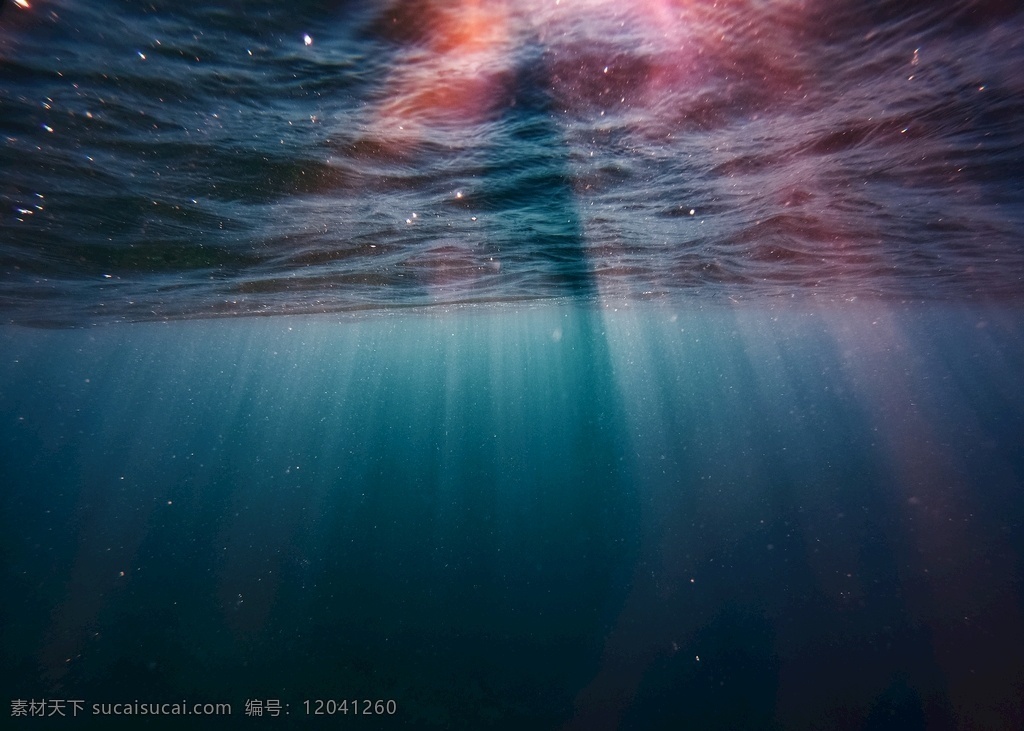 水下星空 水 水底 水下 水面下 光线 折射 水光折射 自然景观 自然风光