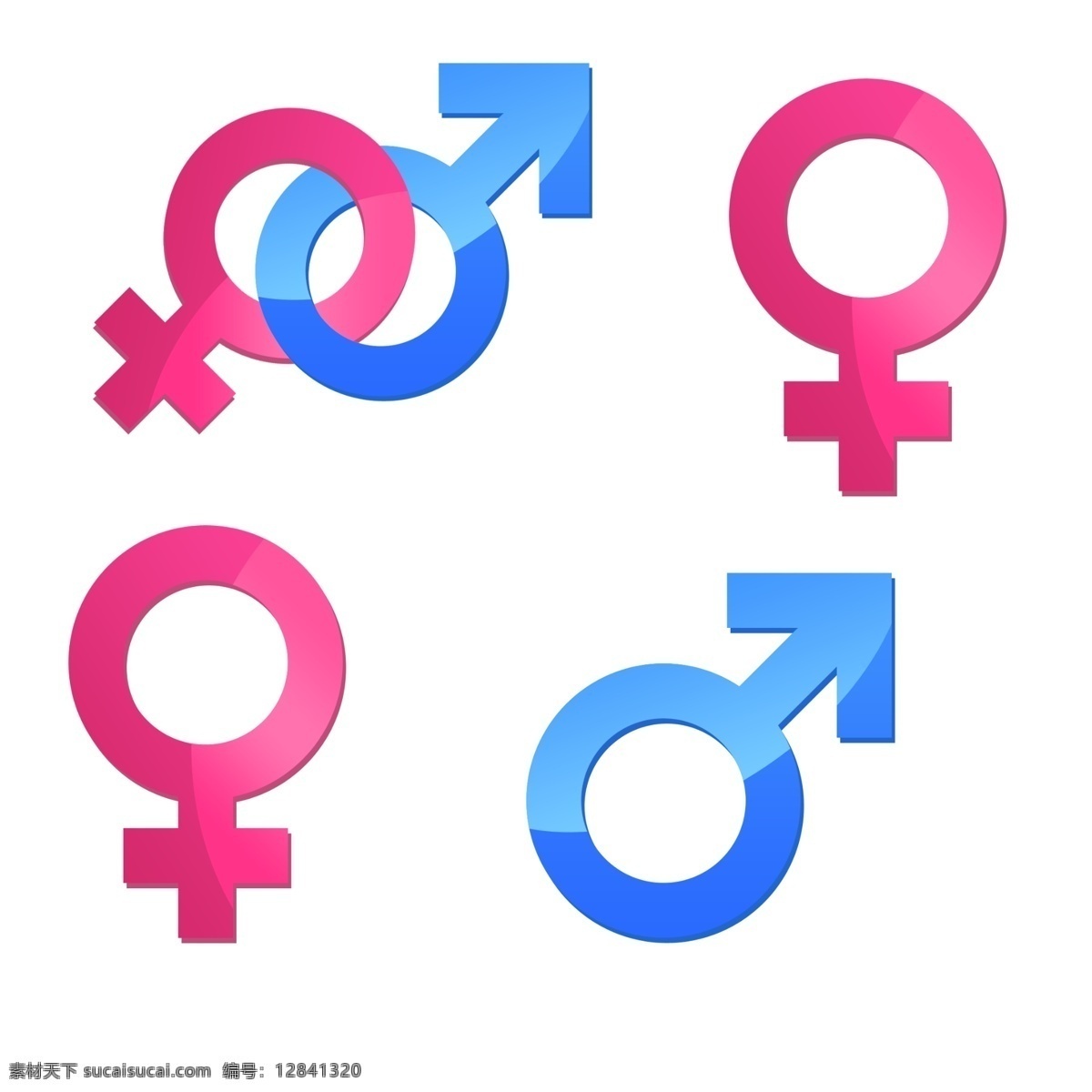 男性 女性 标志 性别 男性女性 抽象立体 psd素材 电子商务 平台 标志图标 公共标识标志 白色