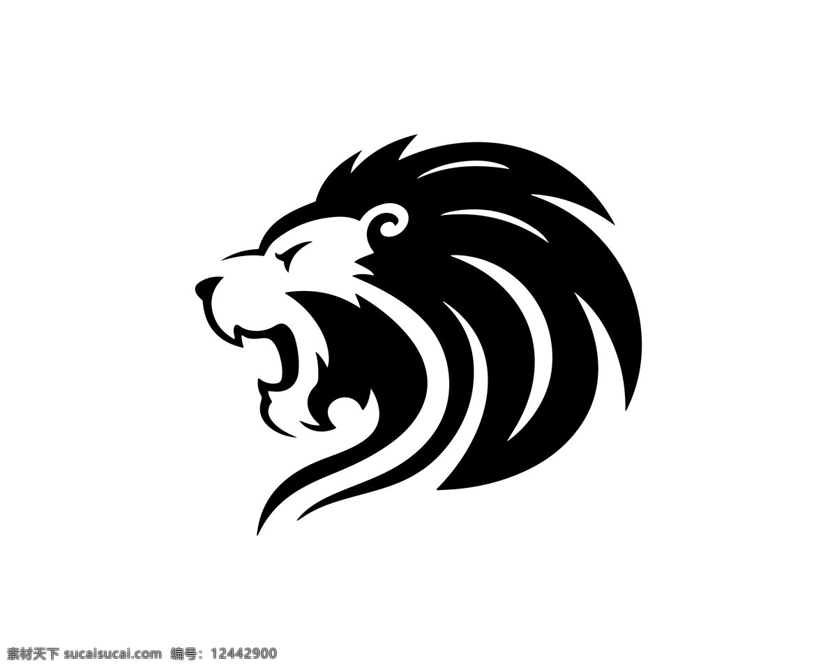 狮子 狮头 标志 标识 图标 素材图片 图形图标素材