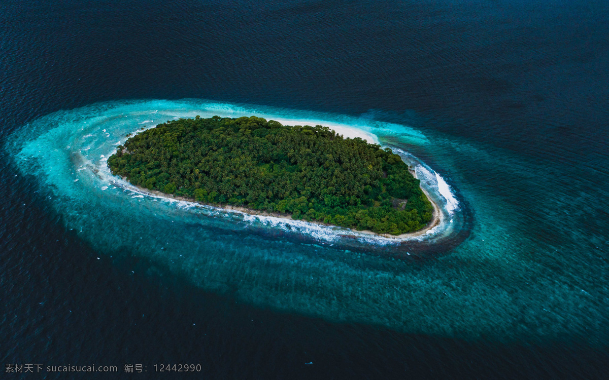 大海 蔚蓝的大海 大气 海洋图片 海洋 岛 美景 商务 高清 旅游摄影 国外旅游