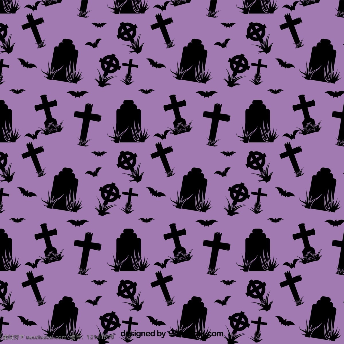 紫色 万圣节 模式 聚会 庆祝万圣节 黑色 假日 无缝模式 恐怖的 无缝的 邪恶的 可怕的 公墓 十月 可怕的诡计 对待 捣蛋 蓝色