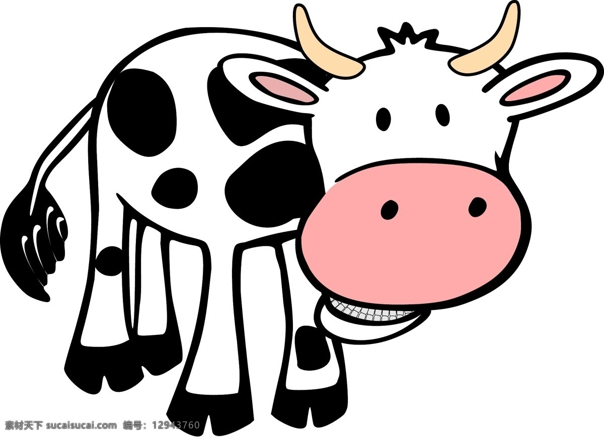 奶牛 矢量图 符号 牛 食品 农场 动物 牛角 牛肉 牛奶 农业 其他矢量图
